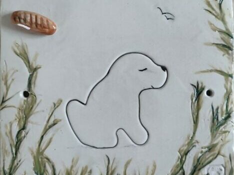 Plaque personnalisée en grès en Normandie